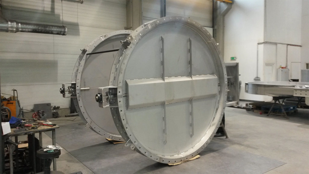 Simple Industrial Butterfly damper