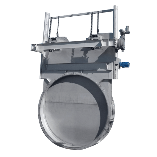 Guillotine isolation damper