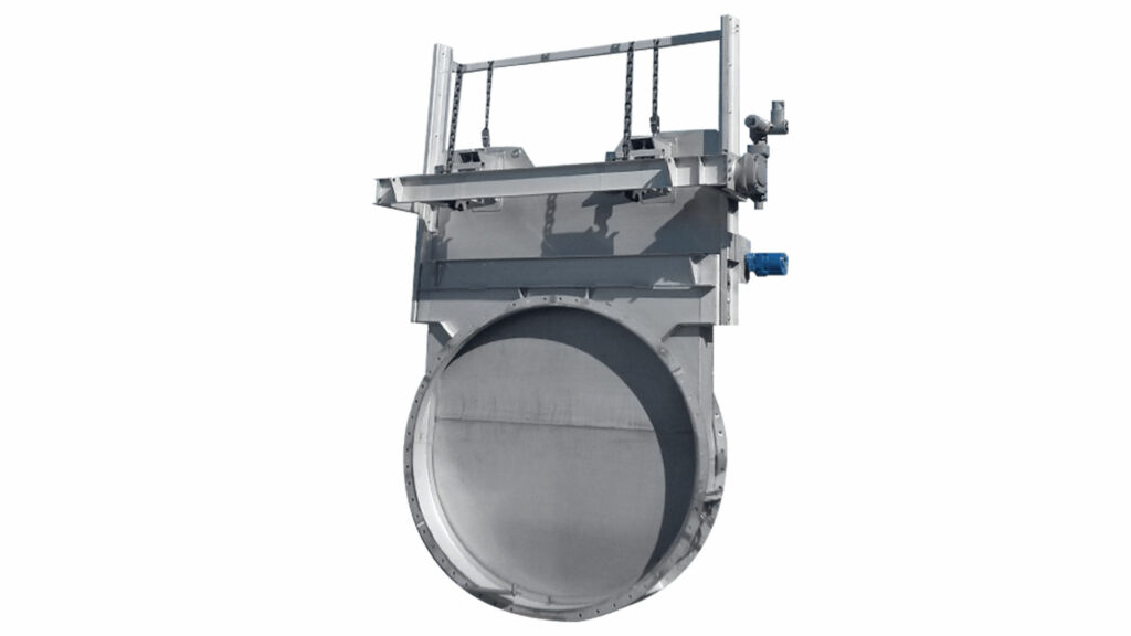 Slide gate guillotine damper